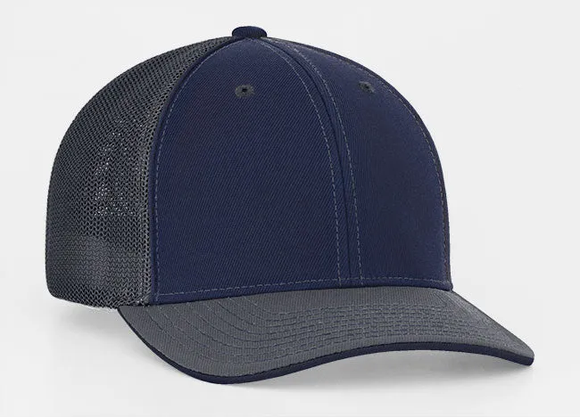 Pacific Headwear Trucker Mesh Solid and Two Colors 404M