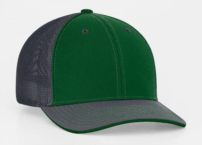 Pacific Headwear Trucker Mesh Solid and Two Colors 404M