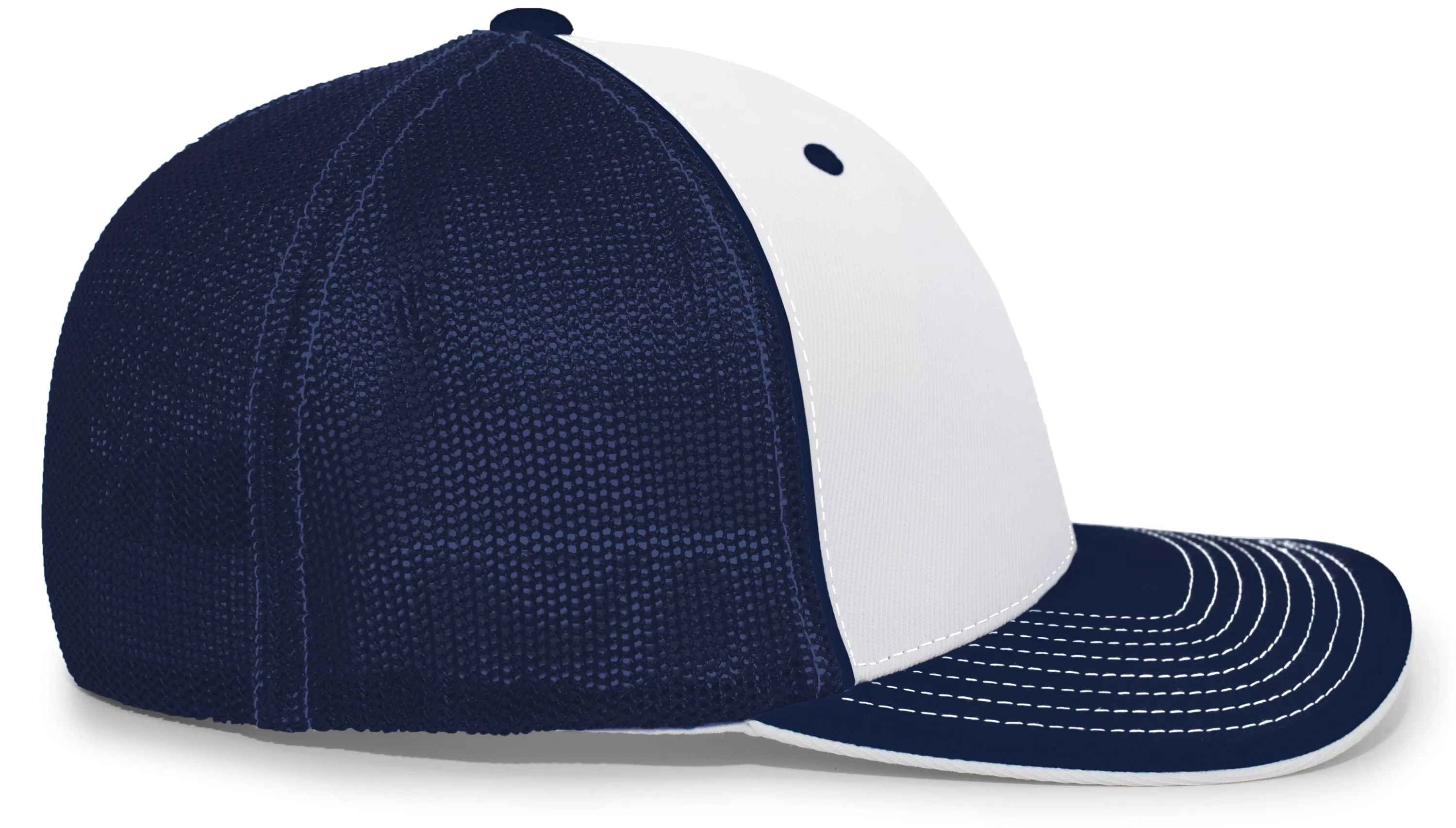 Pacific Headwear Trucker PacFlex Cap - Navy/White