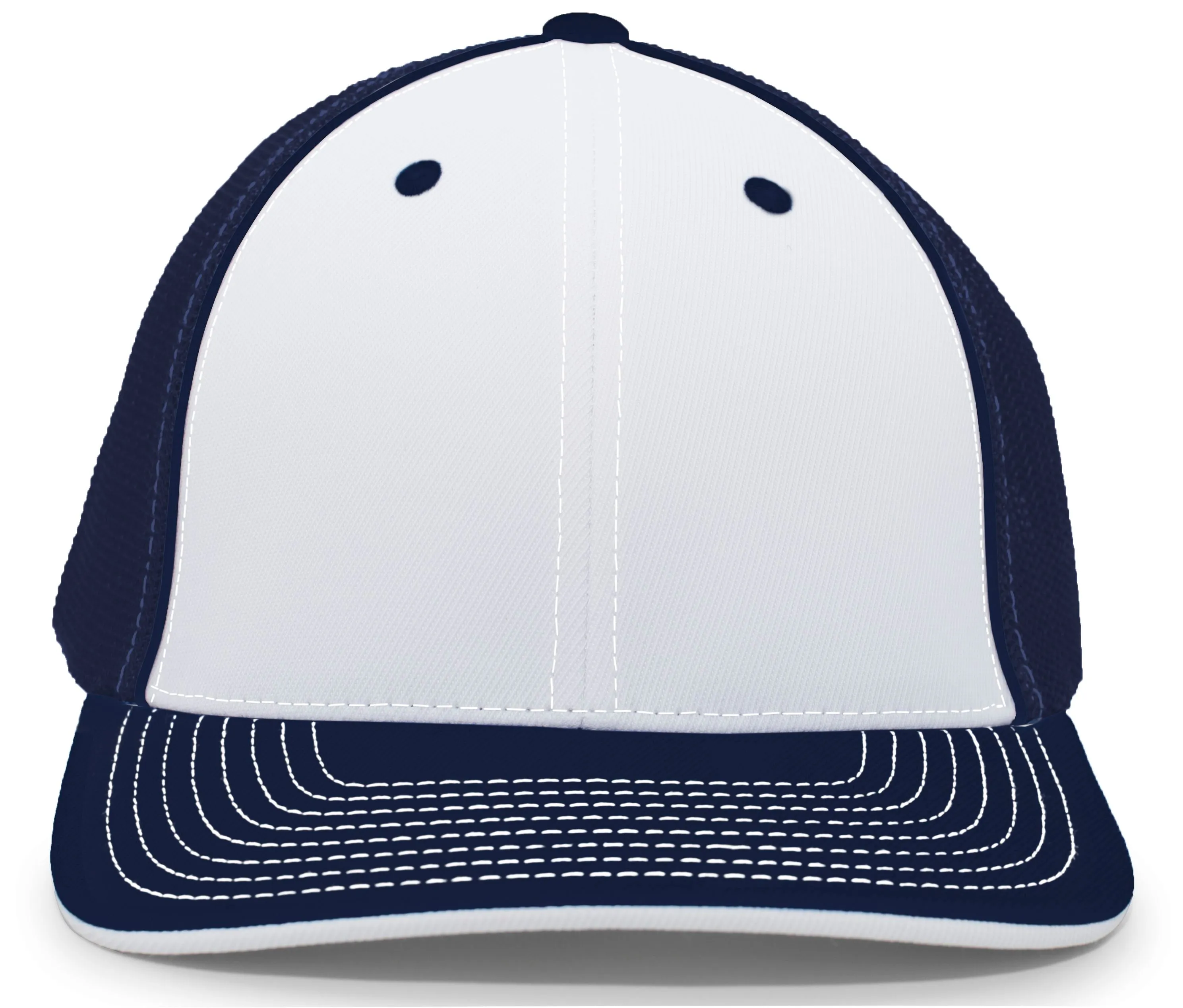 Pacific Headwear Trucker PacFlex Cap - Navy/White
