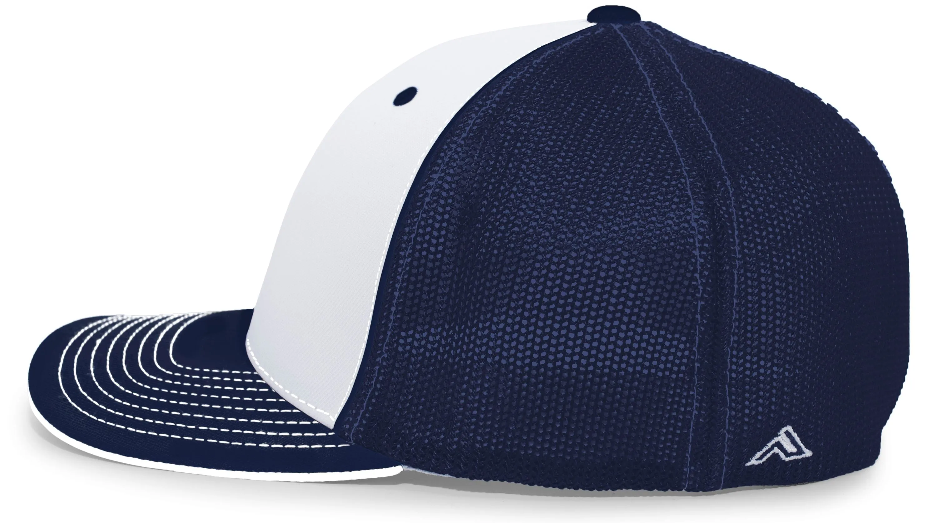 Pacific Headwear Trucker PacFlex Cap - Navy/White