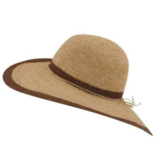 Pantropic Margate Raffia Wide Brim Sun Hat