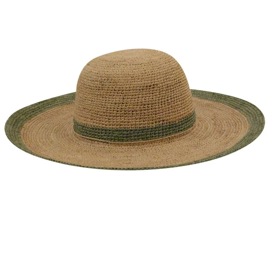 Pantropic Margate Raffia Wide Brim Sun Hat