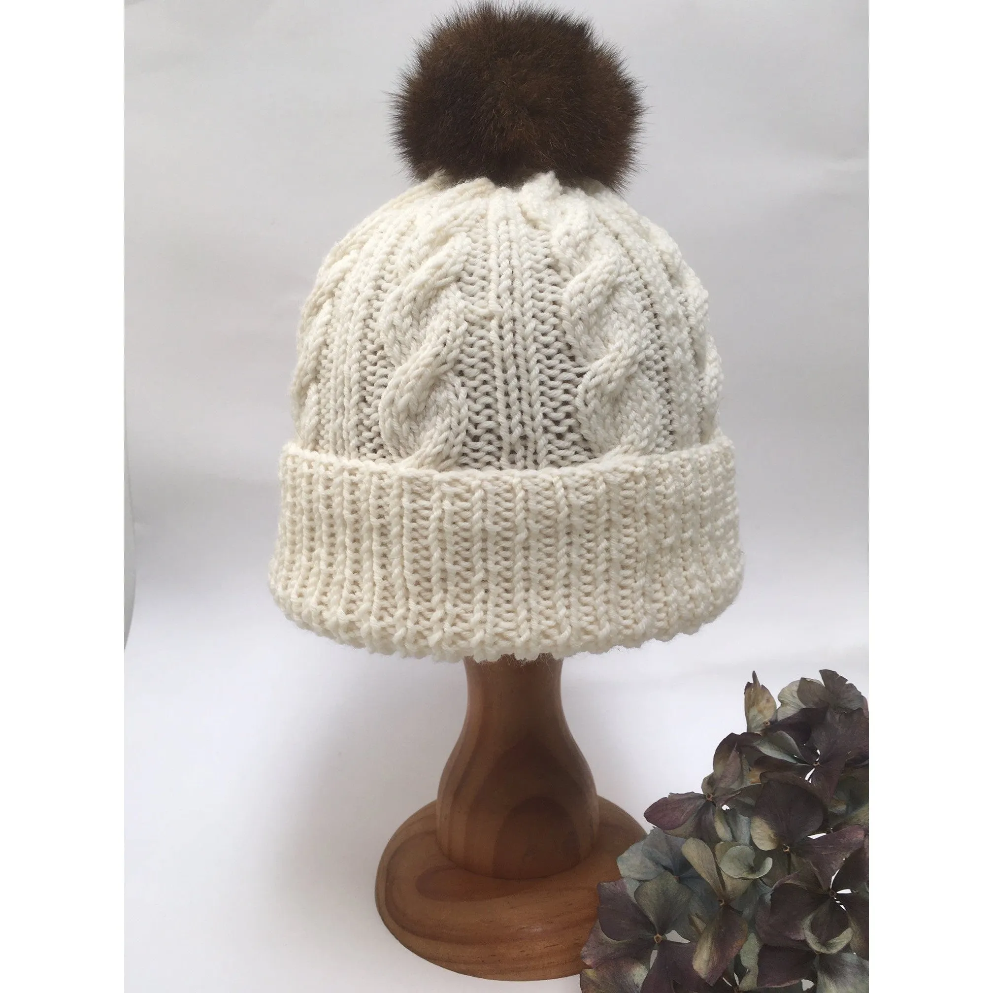 Possum Fur Pom Pom - Large