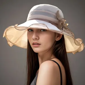 Silk UV Protection Travel Sun Women's 2024 New Summe Sun Hat