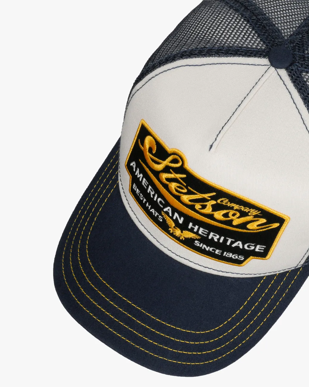 Stetson American Heritage Trucker Cap - Blue / White