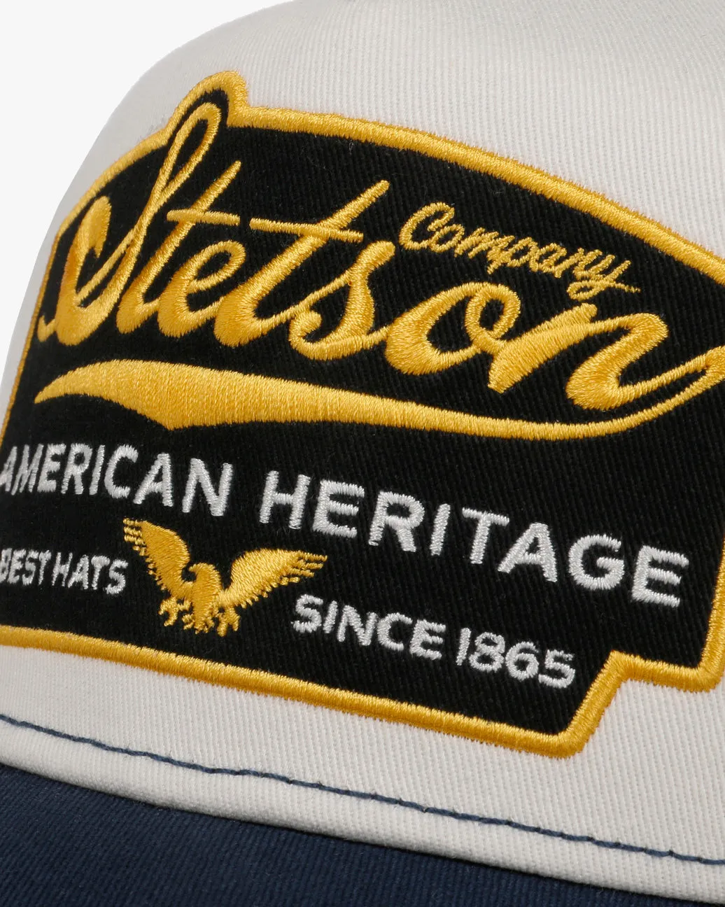 Stetson American Heritage Trucker Cap - Blue / White