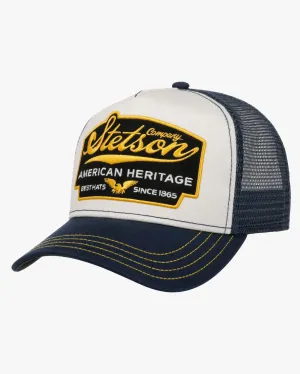 Stetson American Heritage Trucker Cap - Blue / White