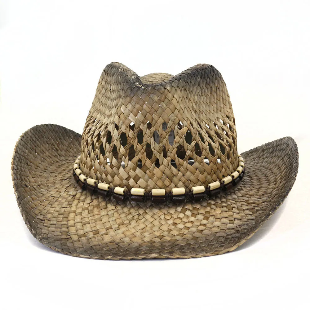 Straw Cowboy Hats Spring/Summer Travel Sun Protection Sun Hat Woven Straw Hat