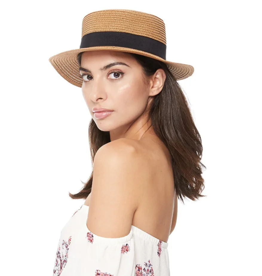 Straw Skimmer Hat