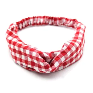 Stylish Cross-Knotted Wide-Brimmed Headband with Fabric Flower - Trendy Ladies Hair Accessory