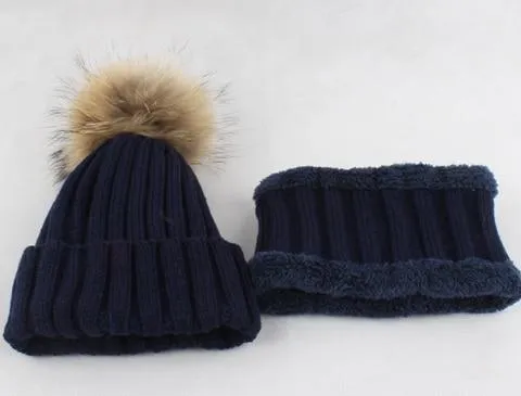 TODDLER Winter Hat With Scarf Set