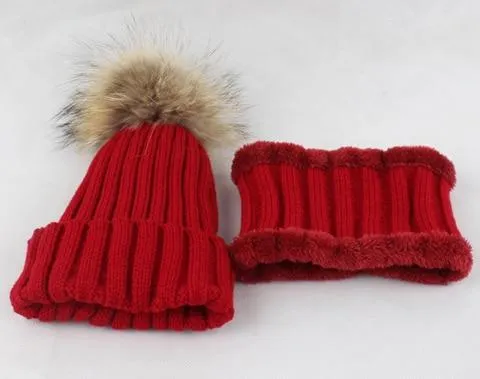 TODDLER Winter Hat With Scarf Set