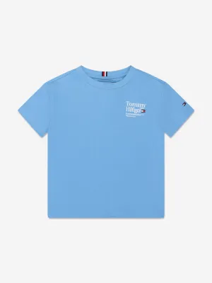 Tommy Hilfiger Boys Timeless Logo T-Shirt in Blue