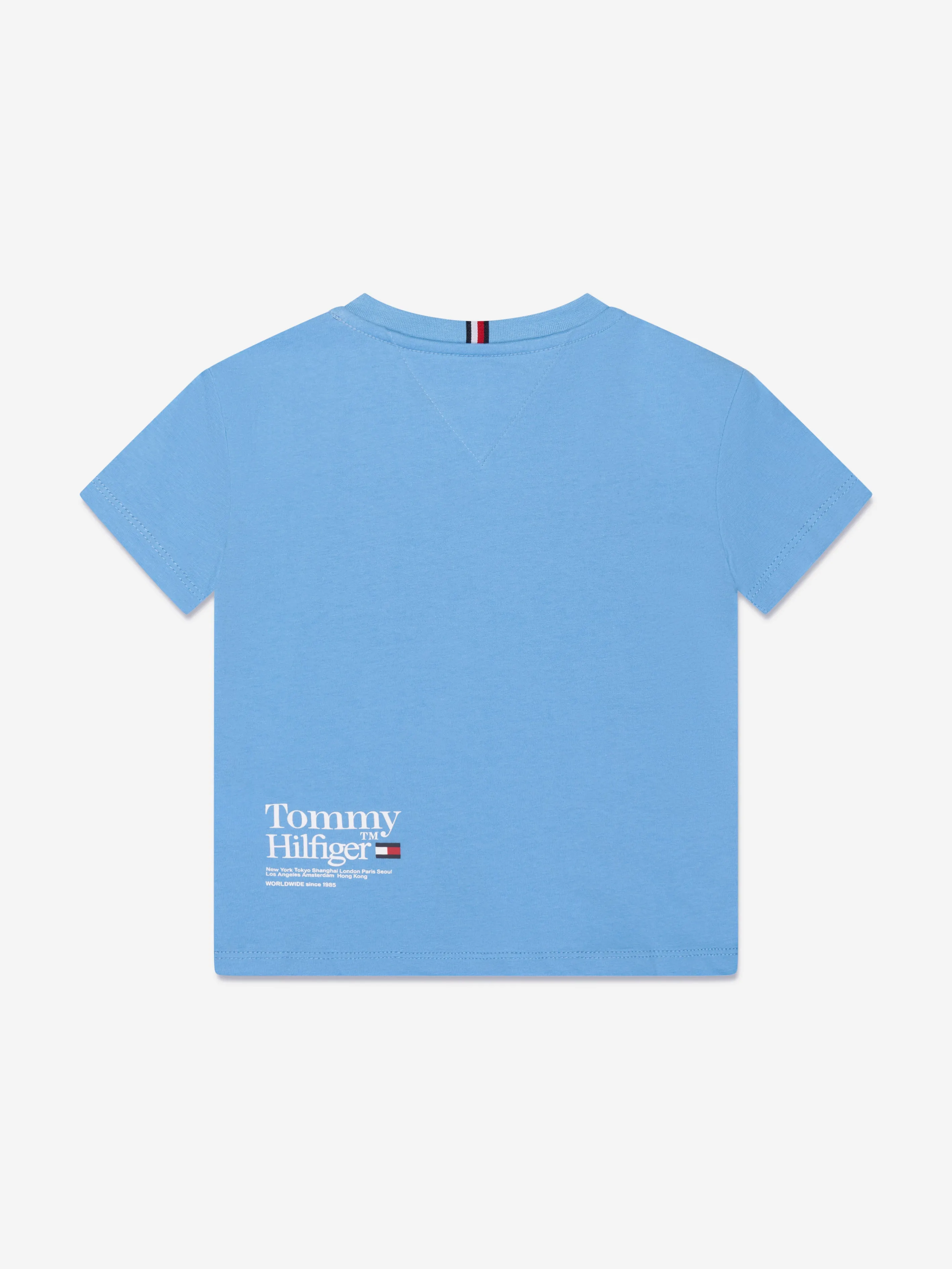 Tommy Hilfiger Boys Timeless Logo T-Shirt in Blue