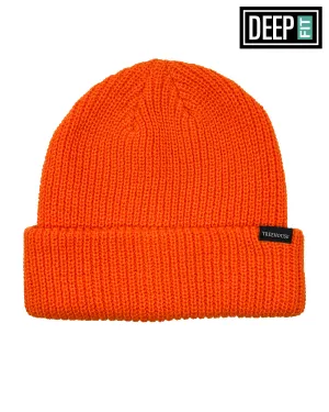 Treehouse Fisherman Deep Fit Beanie - Orange