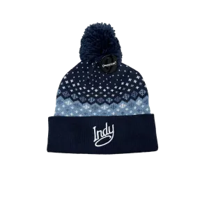 Visit Indy Banff Beanie Navy