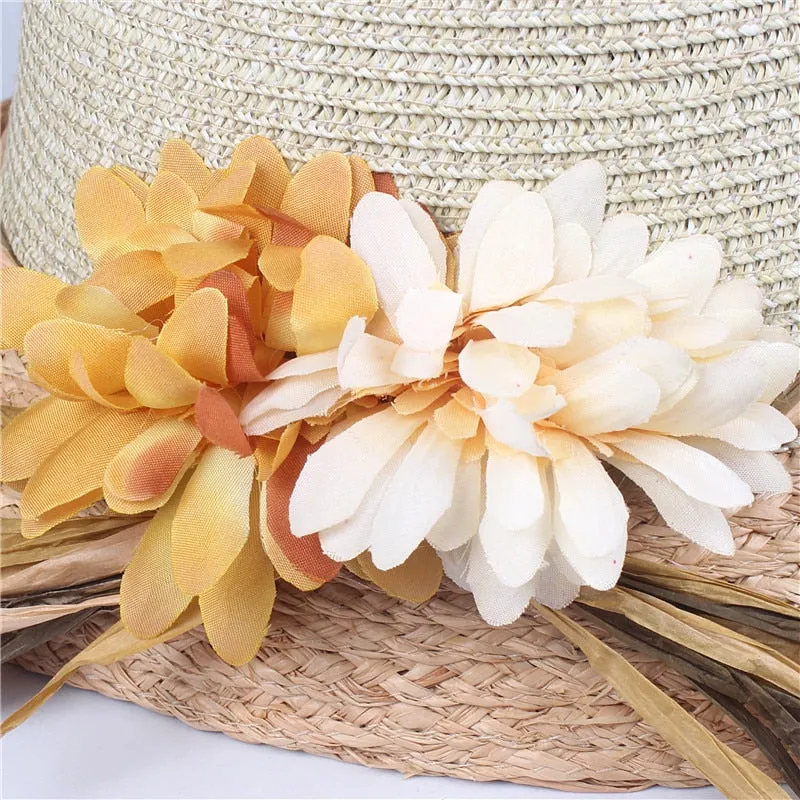 Wenkouban Good quality  Summer hat women Raffia straw cap Ladies Big brim Sun hat  hat forgirlbeach hat