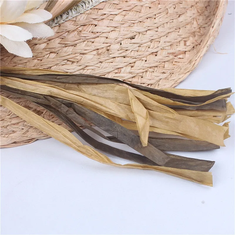 Wenkouban Good quality  Summer hat women Raffia straw cap Ladies Big brim Sun hat  hat forgirlbeach hat