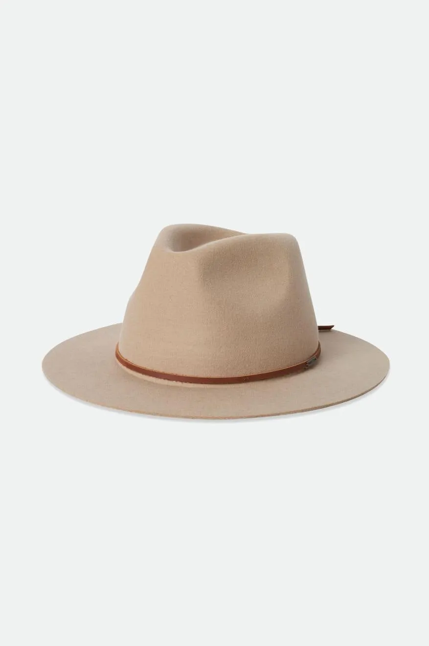 Wesley Fedora - Sand/Brown