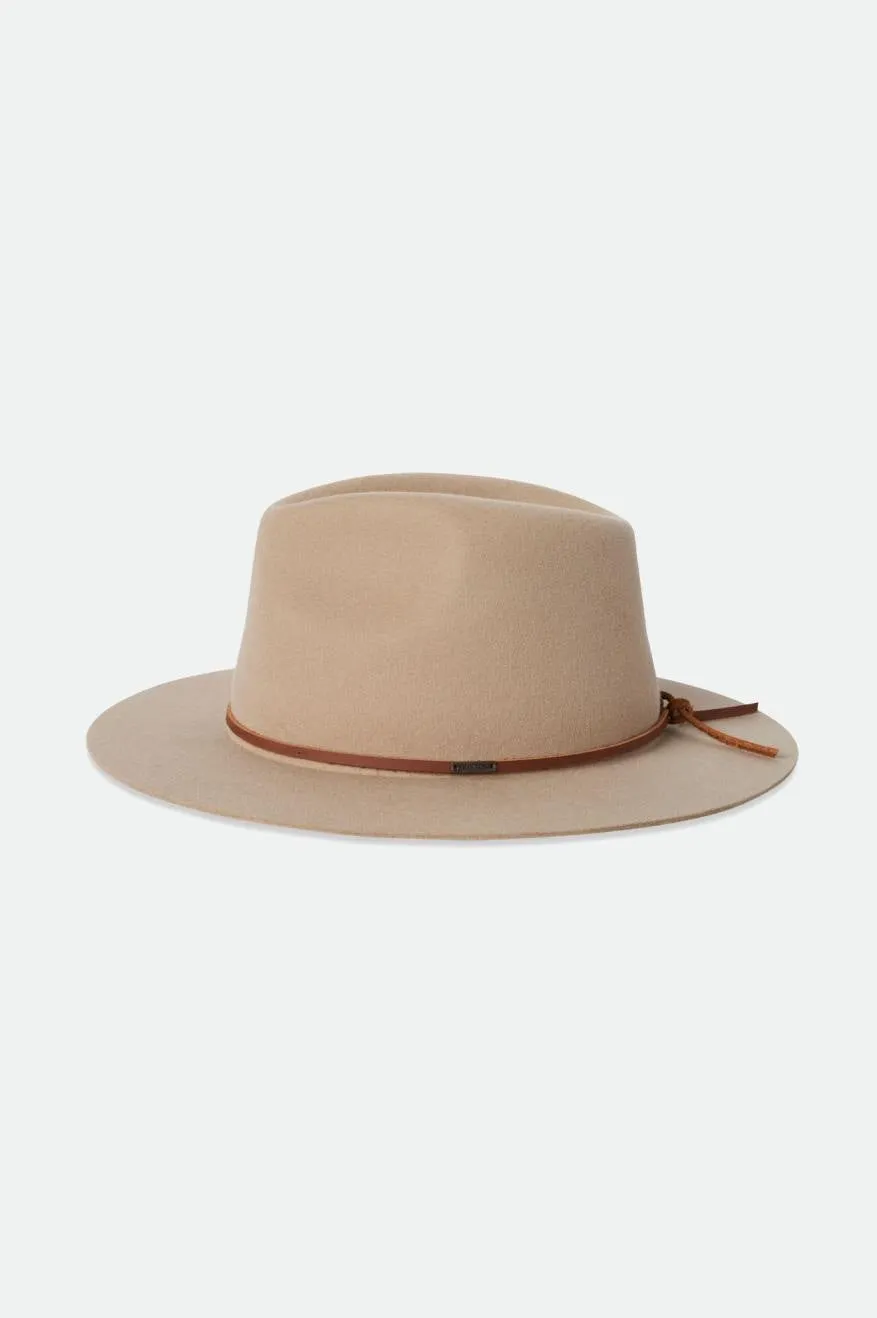 Wesley Fedora - Sand/Brown