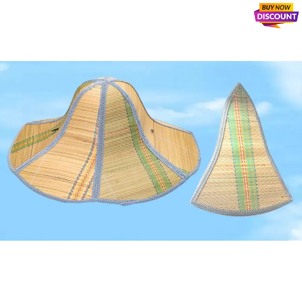 Wide-brimmed foldable straw hats Dia.36-46cm for men and women for fishman