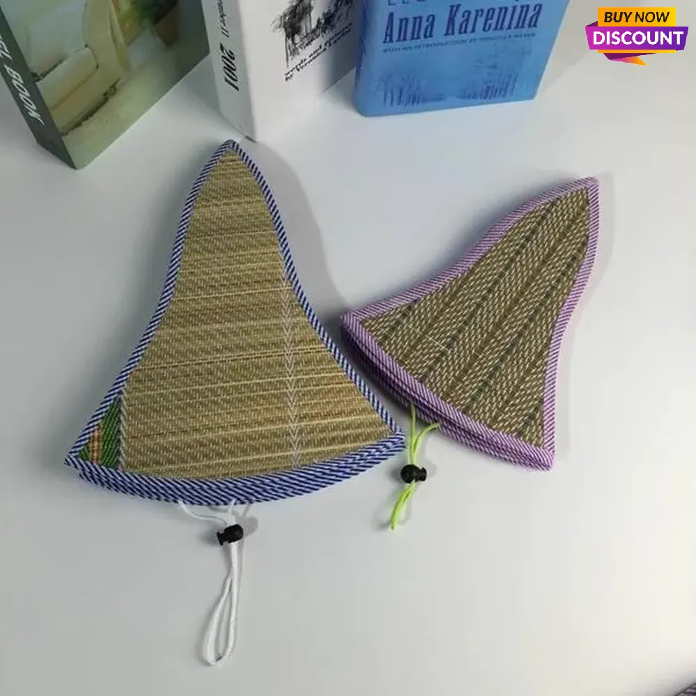 Wide-brimmed foldable straw hats Dia.36-46cm for men and women for fishman