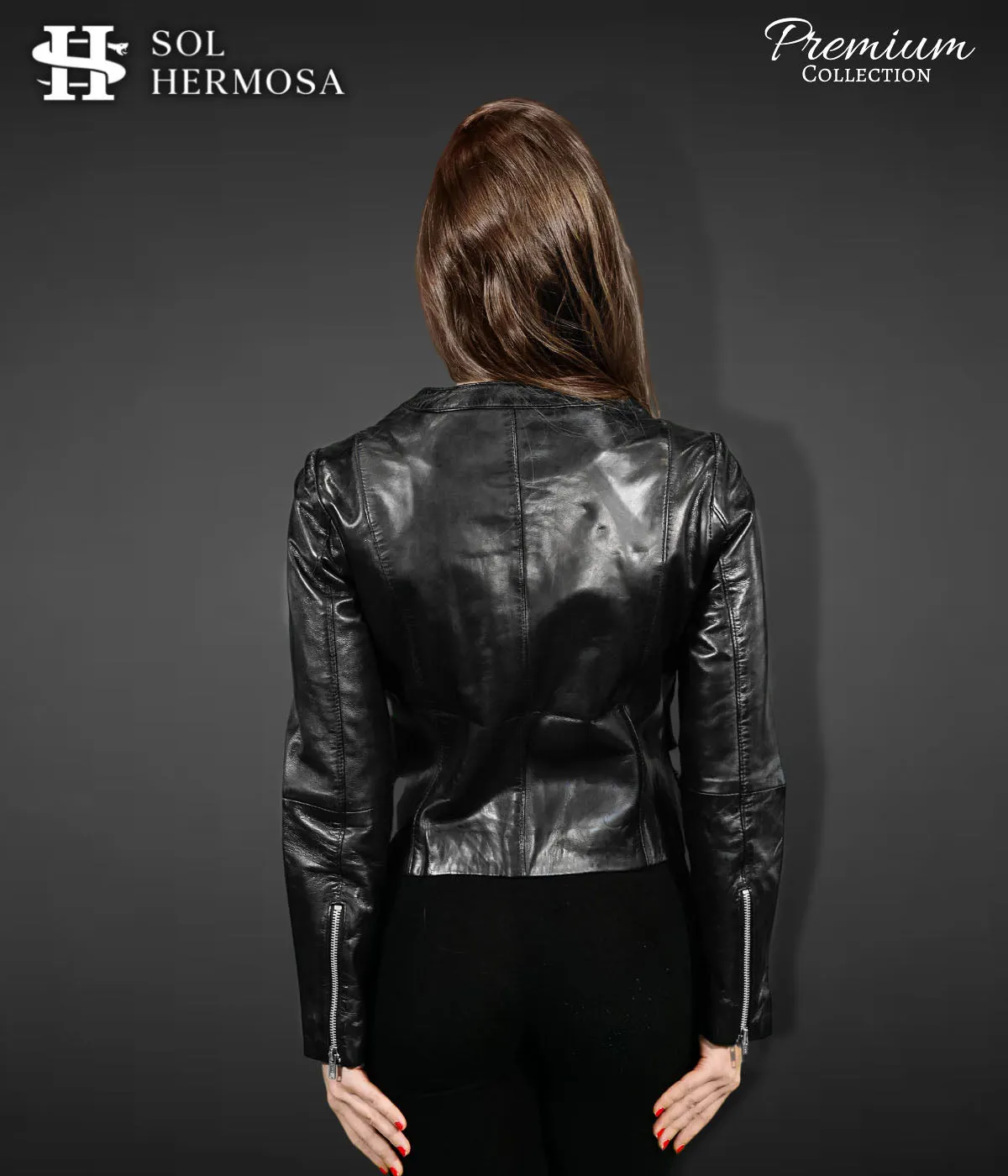 Women's Leather Jacket - Dione