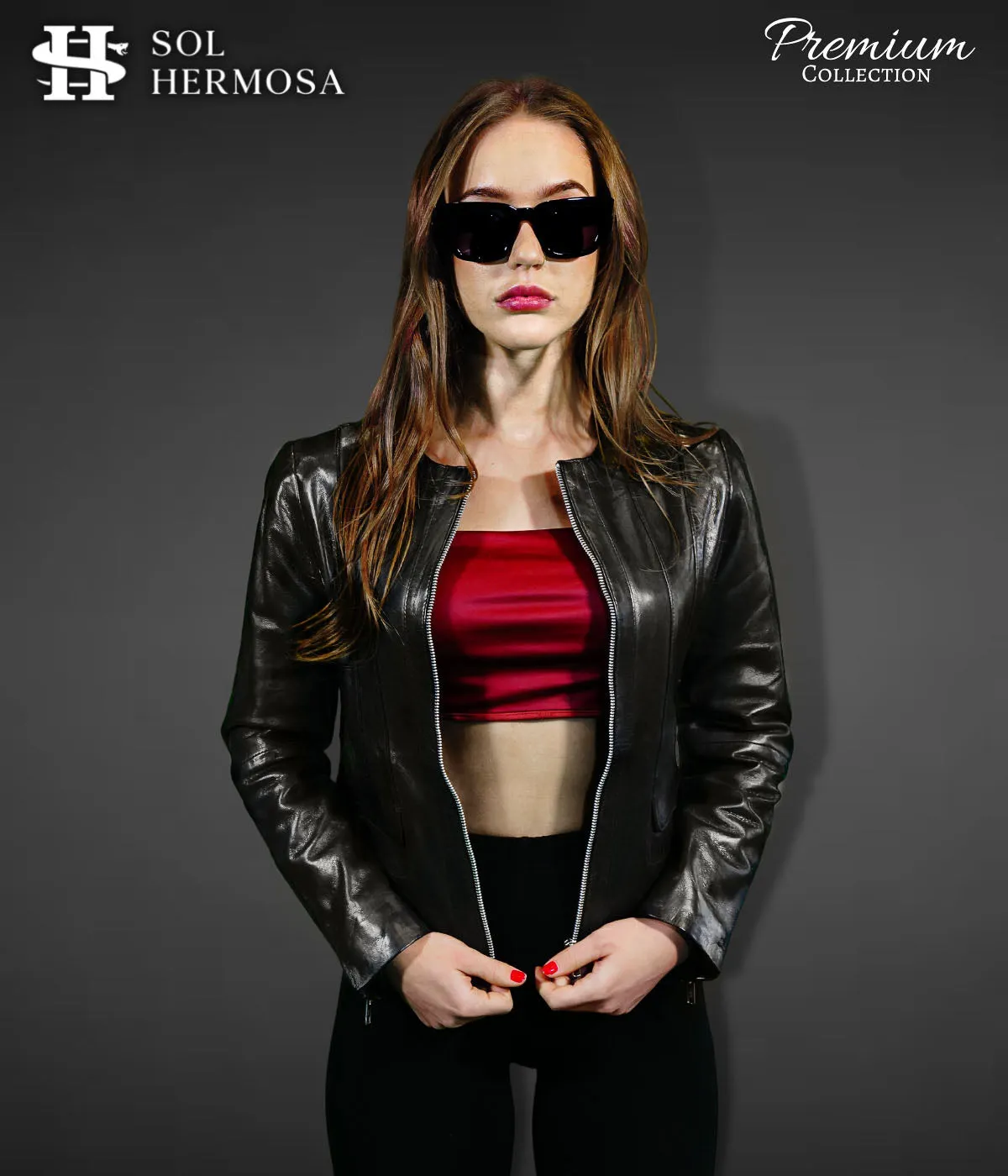 Women's Leather Jacket - Dione