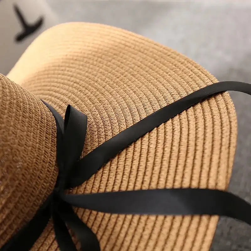 Women's Summer Floppy Straw Hat Beach Sun Hat