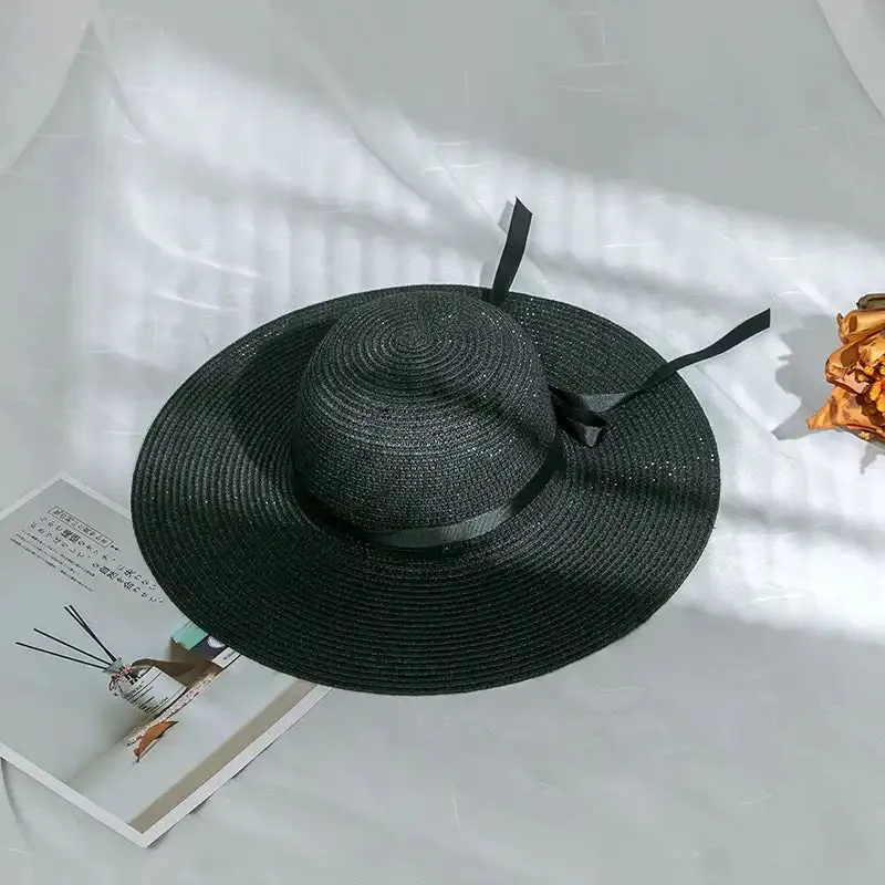 Women's Summer Floppy Straw Hat Beach Sun Hat