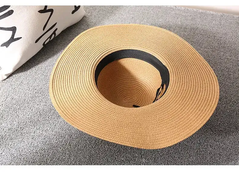 Women's Summer Floppy Straw Hat Beach Sun Hat