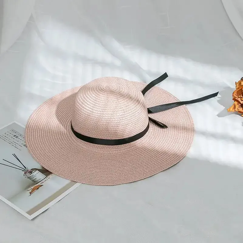 Women's Summer Floppy Straw Hat Beach Sun Hat