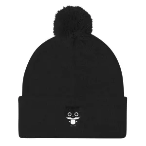 YE Unlimited (Cat) Pom Pom Knit Cap